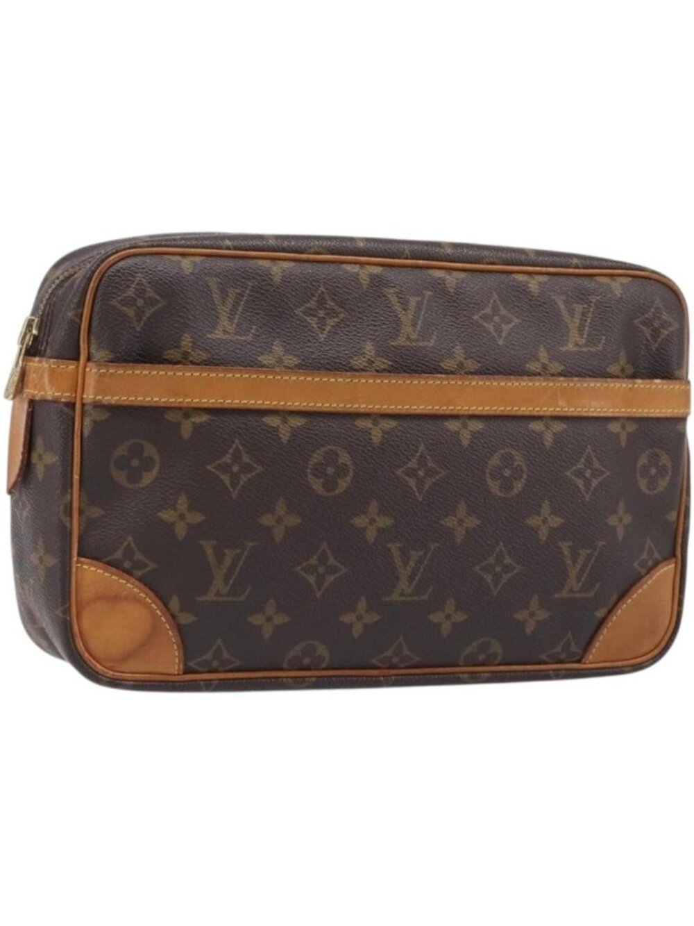 LOUIS VUITTON Monogram Compiegne 28 Clutch Bag M51845